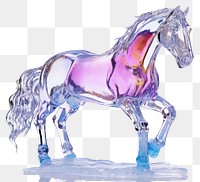 PNG  Horse colored ice animal mammal art.