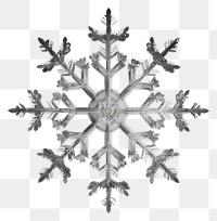 PNG  Snow flake snowflake black black background.