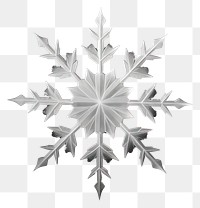 PNG  Snow flake leaf black background monochrome.