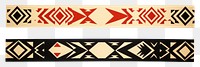 PNG Tribal pattern adhesive strip white background accessories accessory. 