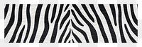 PNG Zebra pattern adhesive strip mammal white background accessories. AI generated Image by rawpixel.