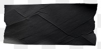 PNG  Black paper adhesive strip black white background simplicity. AI generated Image by rawpixel.