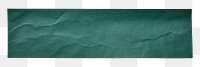 PNG Dark green paper adhesive strip white background rectangle crumpled. AI generated Image by rawpixel.