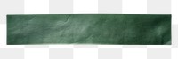 PNG Dark green paper adhesive strip tape white background rectangle absence.