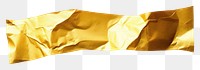 PNG Glossy golden foil adhesive strip paper white background aluminium. AI generated Image by rawpixel.