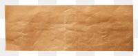 PNG Kraft paper adhesive strip backgrounds white background simplicity. AI generated Image by rawpixel.