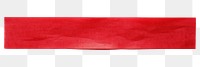 PNG Red clothtape adhesive strip paper white background rectangle. 