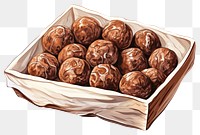 PNG Chocolate dessert food box.