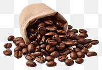 PNG Arabica beans bag Cut Out coffee white background freshness.