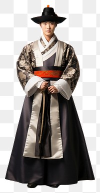 PNG Korean people costume fashion robe. 