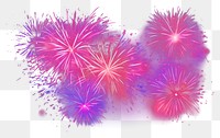 PNG Firework fireworks purple pink. AI generated Image by rawpixel.