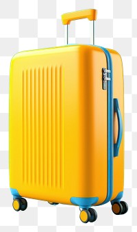 PNG Summer 3d realistic render vector icon Suitcase suitcase luggage technology.