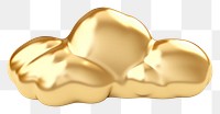 PNG Cloud gold white background confectionery.
