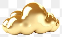 PNG Cloud gold white background investment