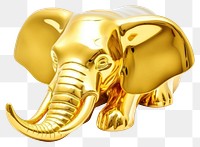 PNG Skull elephant gold wildlife.
