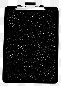 PNG Blackboard bag pattern galaxy.