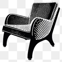 PNG Furniture armchair black relaxation.