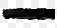 PNG Black flat paint brush stroke white background anthracite darkness