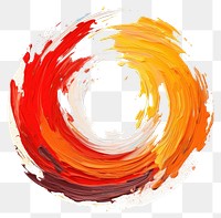 PNG Circle flat paint brush stroke backgrounds shape white background.