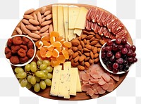 PNG  Cheese platter grape food. AI generated Image by rawpixel.