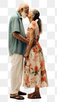 PNG Portrait kissing dress photography.