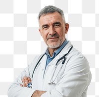 PNG  Doctor adult white background stethoscope.