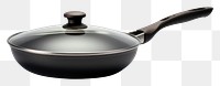 PNG Black wok white background simplicity tableware.