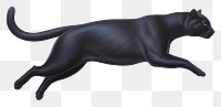 PNG  Surrealistic painting of Black cat pet animal mammal.