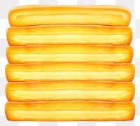 PNG  Surrealistic painting of french toast repetition food white background.