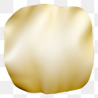 PNG  Surrealistic painting of potato chip gold white background abstract.