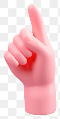 PNG Hand finger glove gesturing.