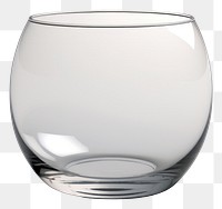 PNG Circle glass transparent vase.