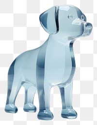 PNG Cute dog less detail animal mammal glass.