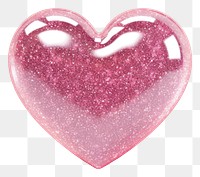 PNG Heart with glitter jewelry white background accessories