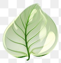 PNG Sprout leaf plant white background porcelain.