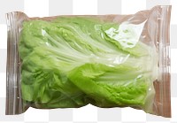 PNG Vegetable plastic packaging lettuce food freshness.