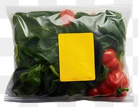 PNG Vegetable plastic packaging spinach plant food.