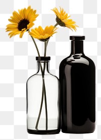 PNG  Bouquet Packaging mockup bottle flower glass.