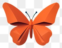 PNG Paper cutout of a butterfly art creativity appliance.