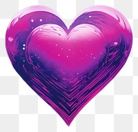 PNG Heart on the galaxy astronomy purple night. AI generated Image by rawpixel.