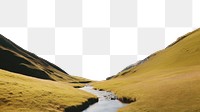 PNG Meadows and Streams of the Swiss Alps landscape mountain outdoors. AI generated Image by rawpixel.