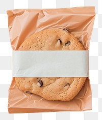 PNG  Packaging mockup cookie paper food.