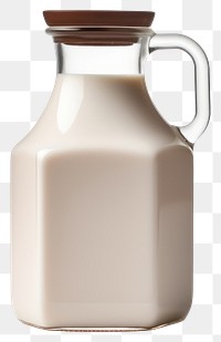 PNG Chocolate milk gallon drink jug white background.