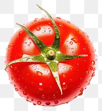 PNG Cherry tomato slice vegetable plant food.