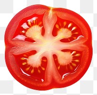 PNG Cherry tomato slice vegetable plant food.