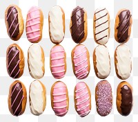 PNG Eclairs confectionery dessert food.