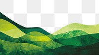 PNG A lush green hillside art backgrounds abstract. AI generated Image by rawpixel.