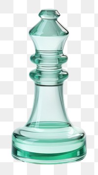 PNG Chess shape toy glass white background simplicity.