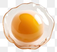 PNG Fried egg shape toy food white background simplicity.