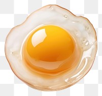 PNG Fried egg shape toy food white background misfortune.